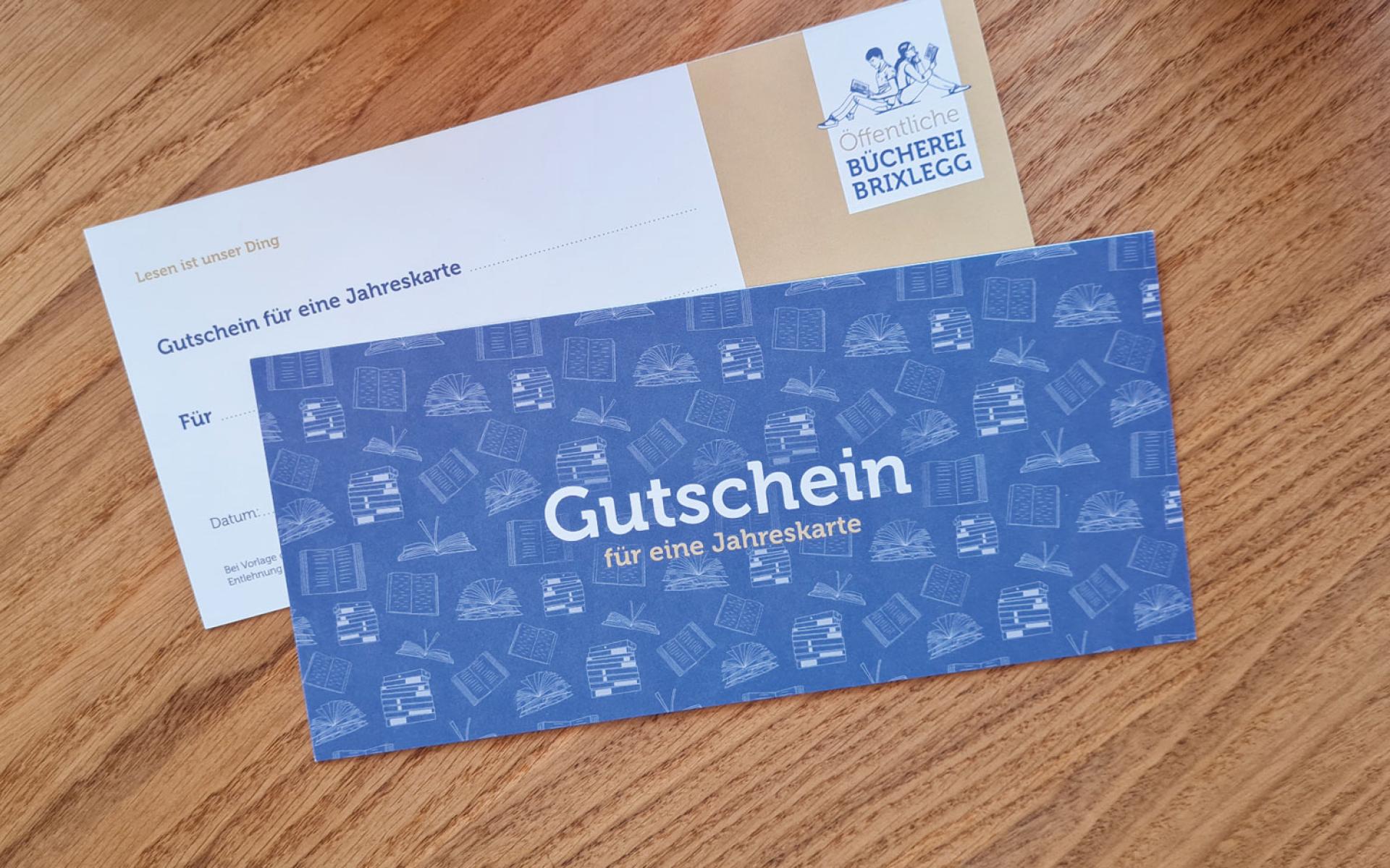 Gutscheinkarte Bücherei Brixlegg