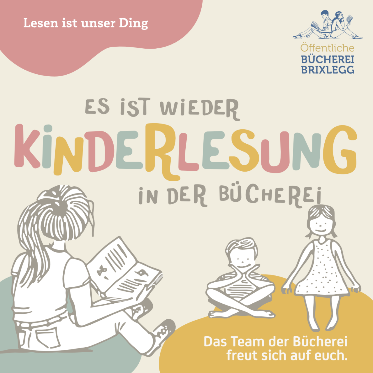 Es ist wieder Kinderlesung in der Bücherei Brixlegg